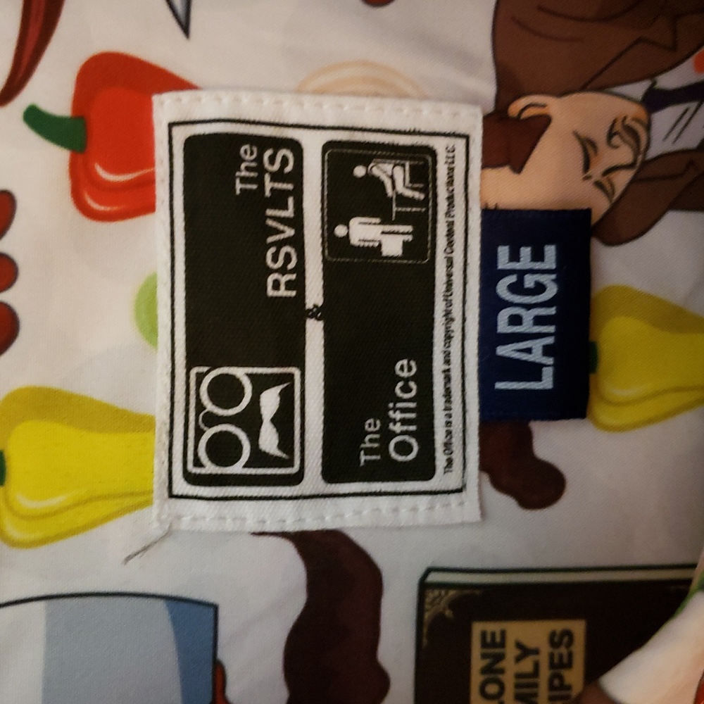 RSVLTS x The Office Kevin's Famous Chili Kunuflex Short Sleeve Shirt L NWT. - Picture 4 of 9